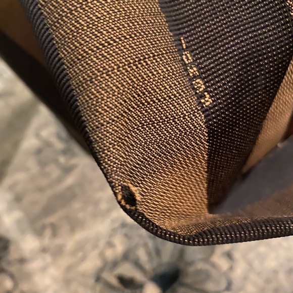 Fendi Stripped Canvas Hobo Bag - Picture 6 of 7